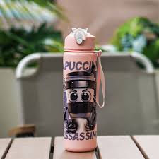 "Cappuccino Assassino" (also known as "Tung Tung Sahur" or "Italian Brainrot") water bottle 750ml