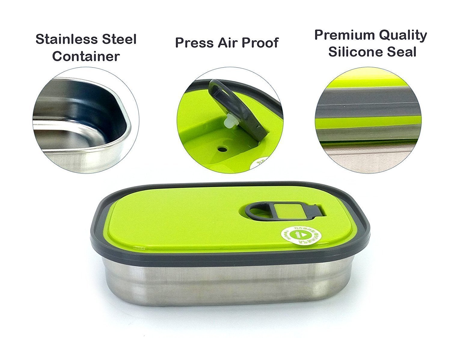 Tedemei Stainless Steel Tiffin Box 1.1Ltr