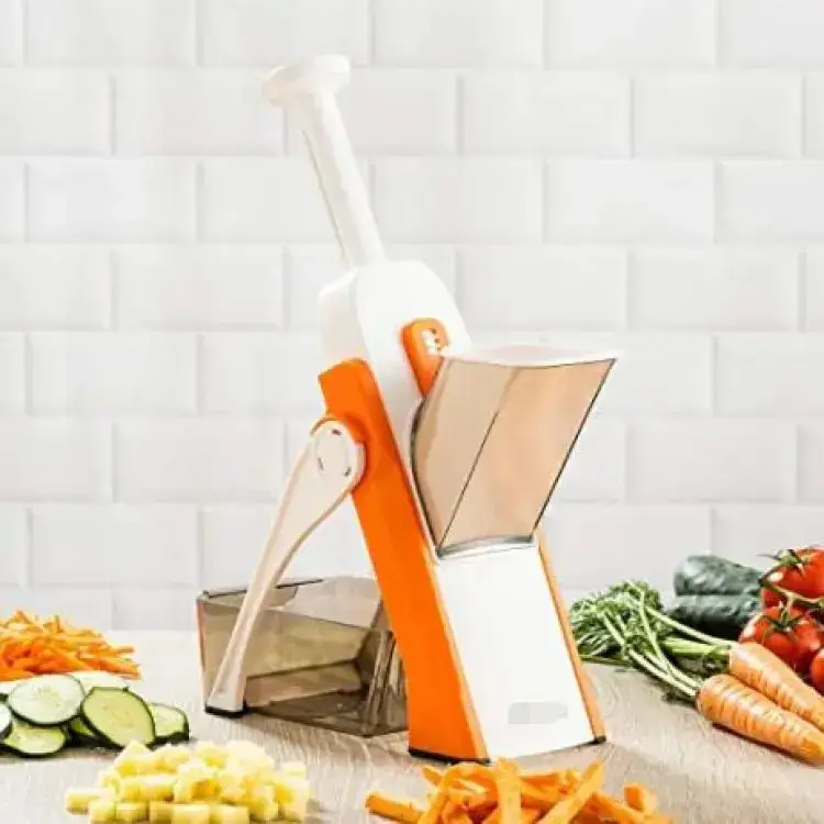 Brava Spring Slicer vegetable and fruit cutter.