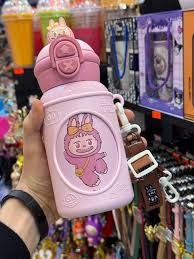 Labubu character Stainless steel  water bottle 600ml